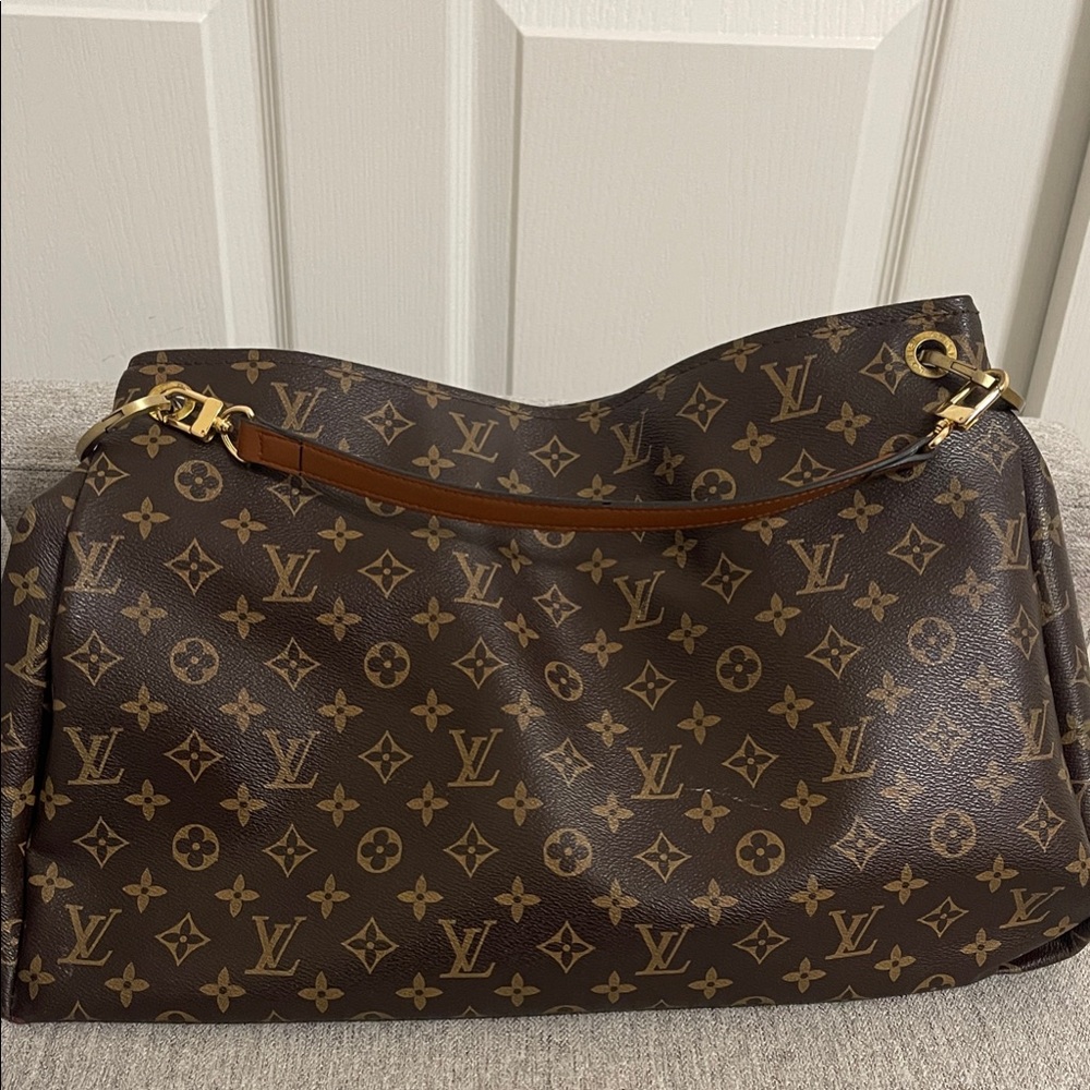 Louis Vuitton Monogram Brown Satchel